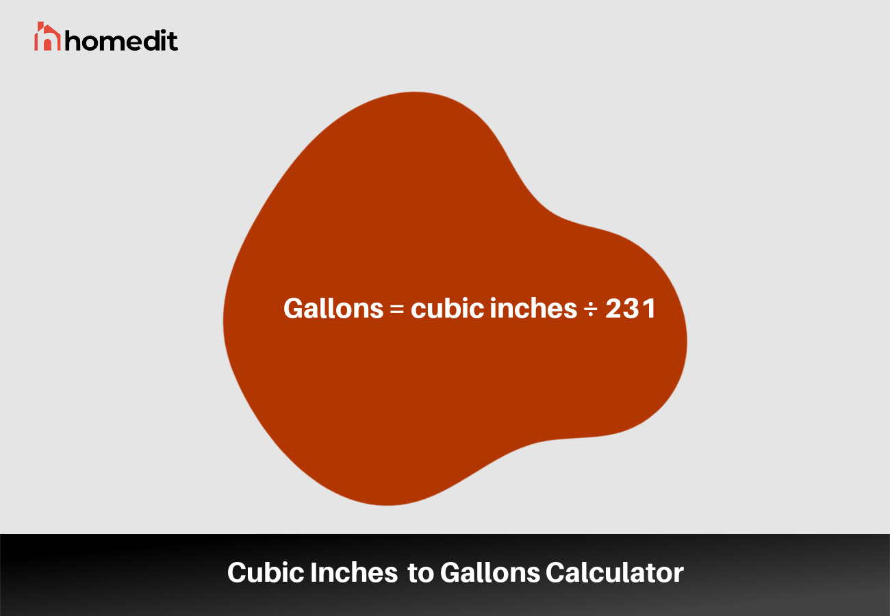 cubic inches to gallons converter