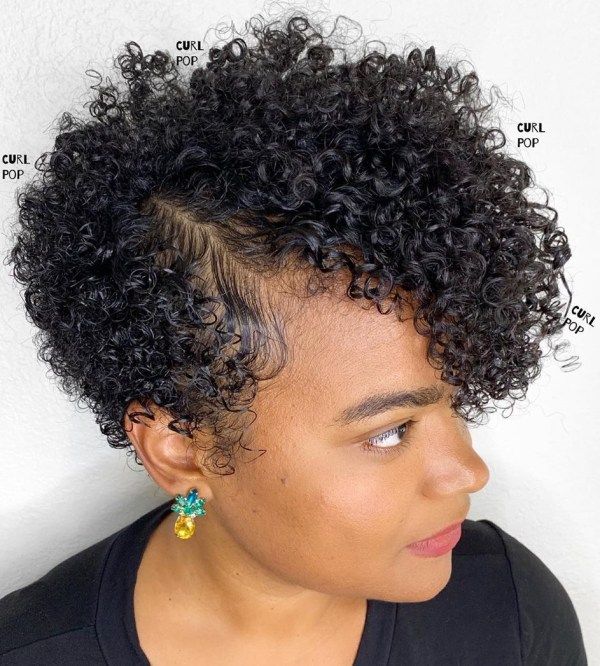 curly pixie cut