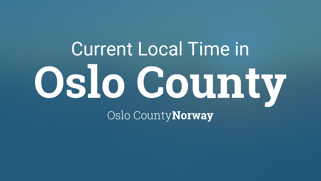 current time in oslo norway