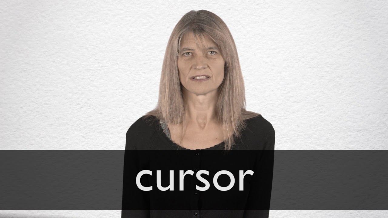 cursor pronunciation