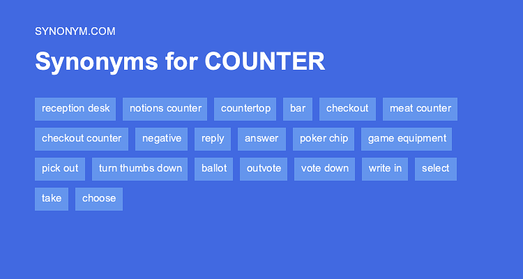 counters synonym