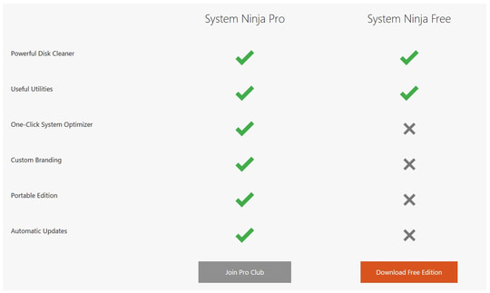 system ninja vs ccleaner