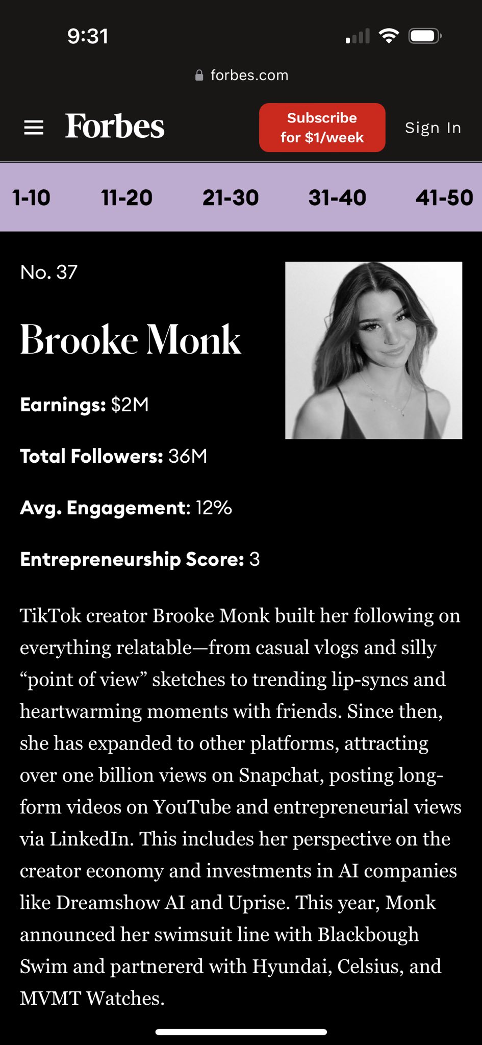 brooke monk fanfix