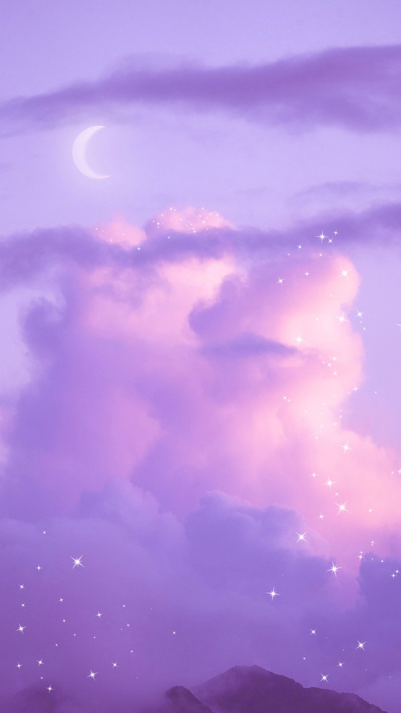 cute purple wallpaper hd