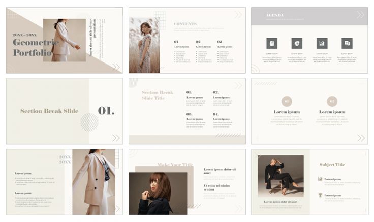 portfolio template google slides