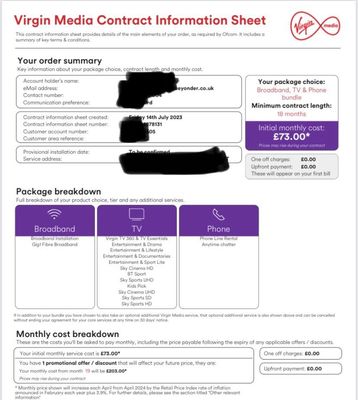 my virgin media contract