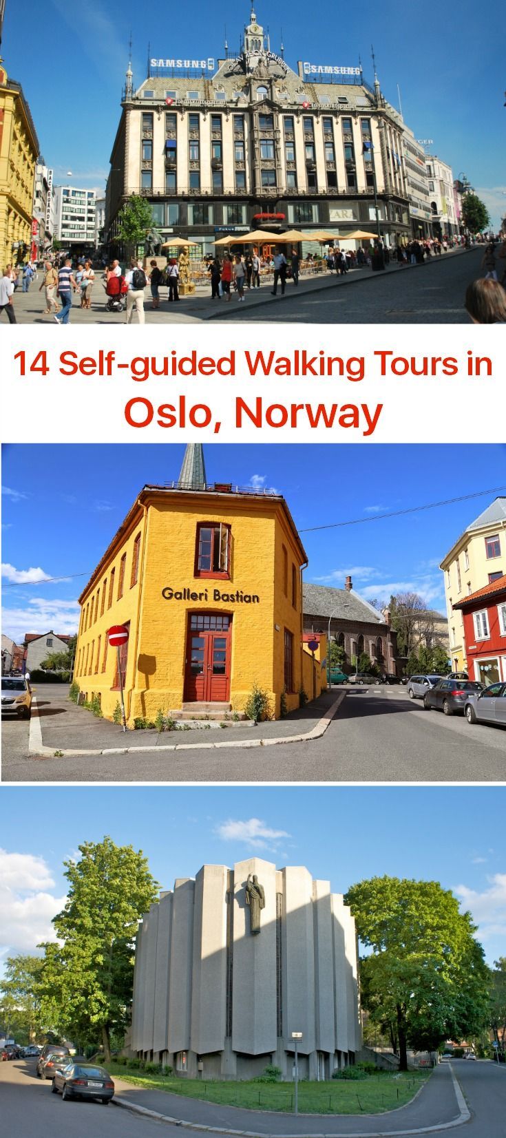 self guided walking tour of oslo