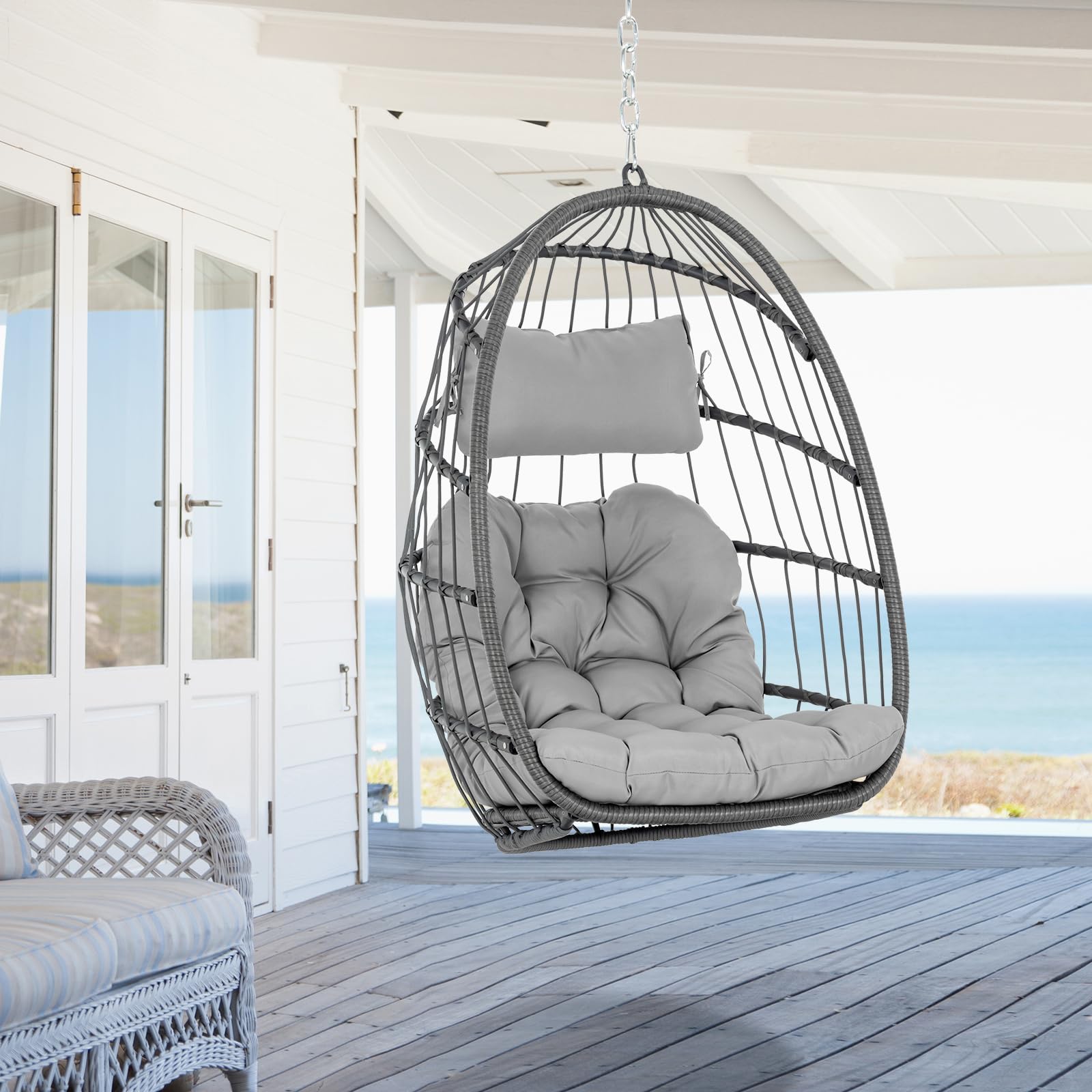 hanging egg chair without stand
