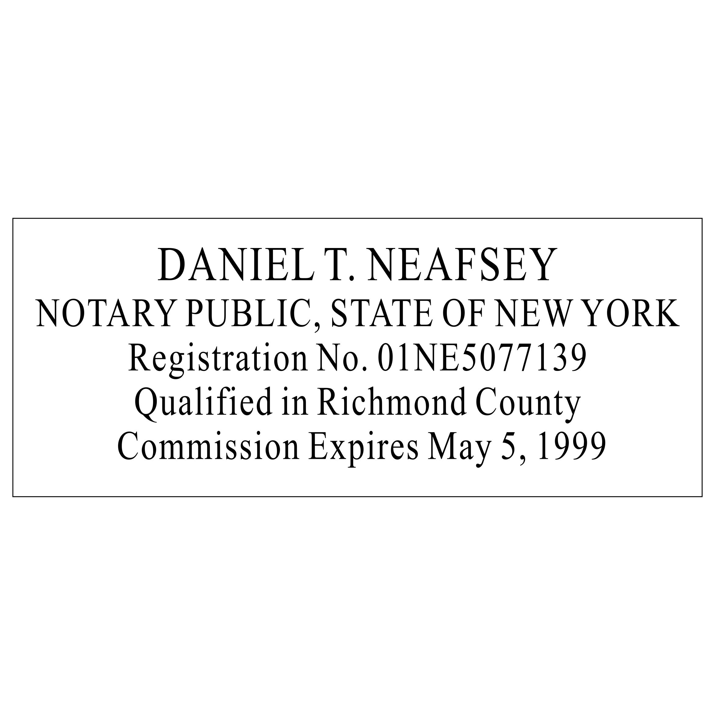 nys notary stamp requirements