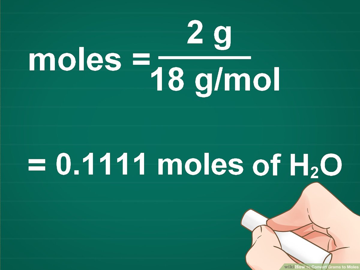 convert grams to moles