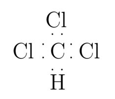 lewis dot structure for chcl3