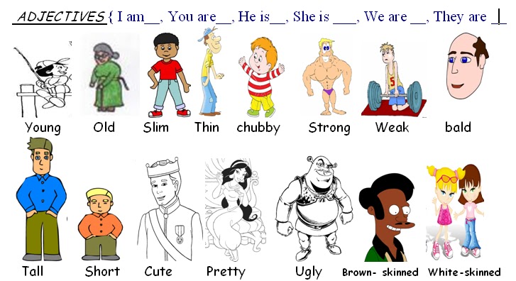 adjectives for describing physical appearance