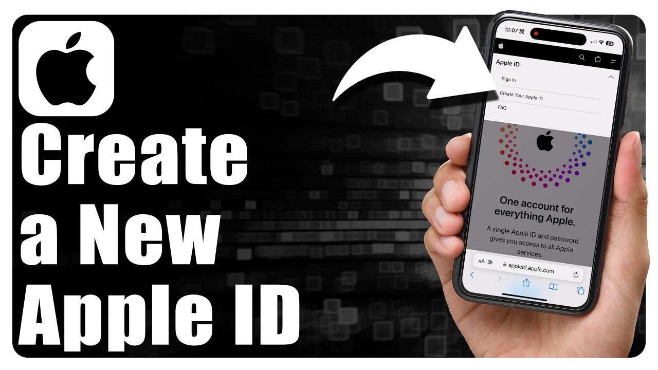 how to create a new apple id