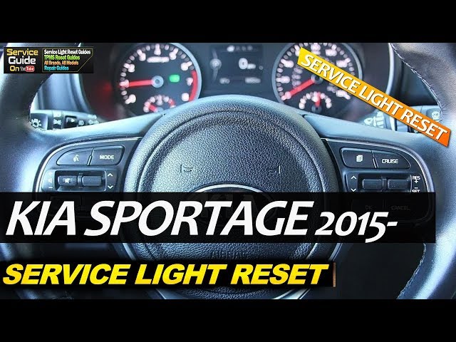 kia sportage reset tpms