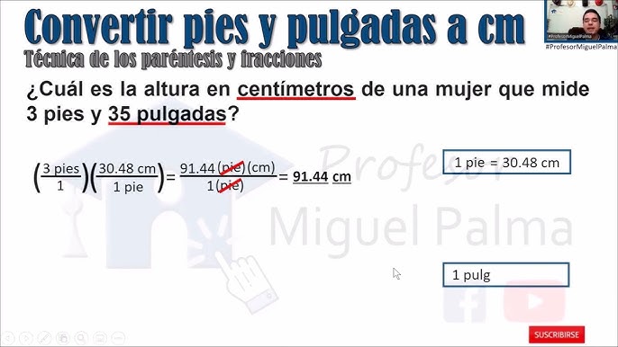 estatura en pies y pulgadas