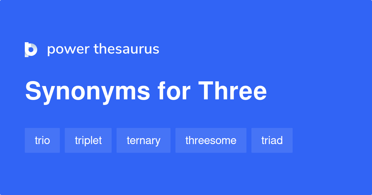 three thesaurus