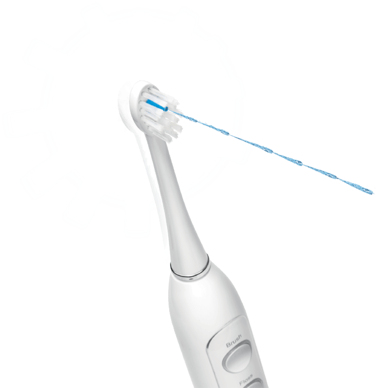 water flosser toothbrush combo