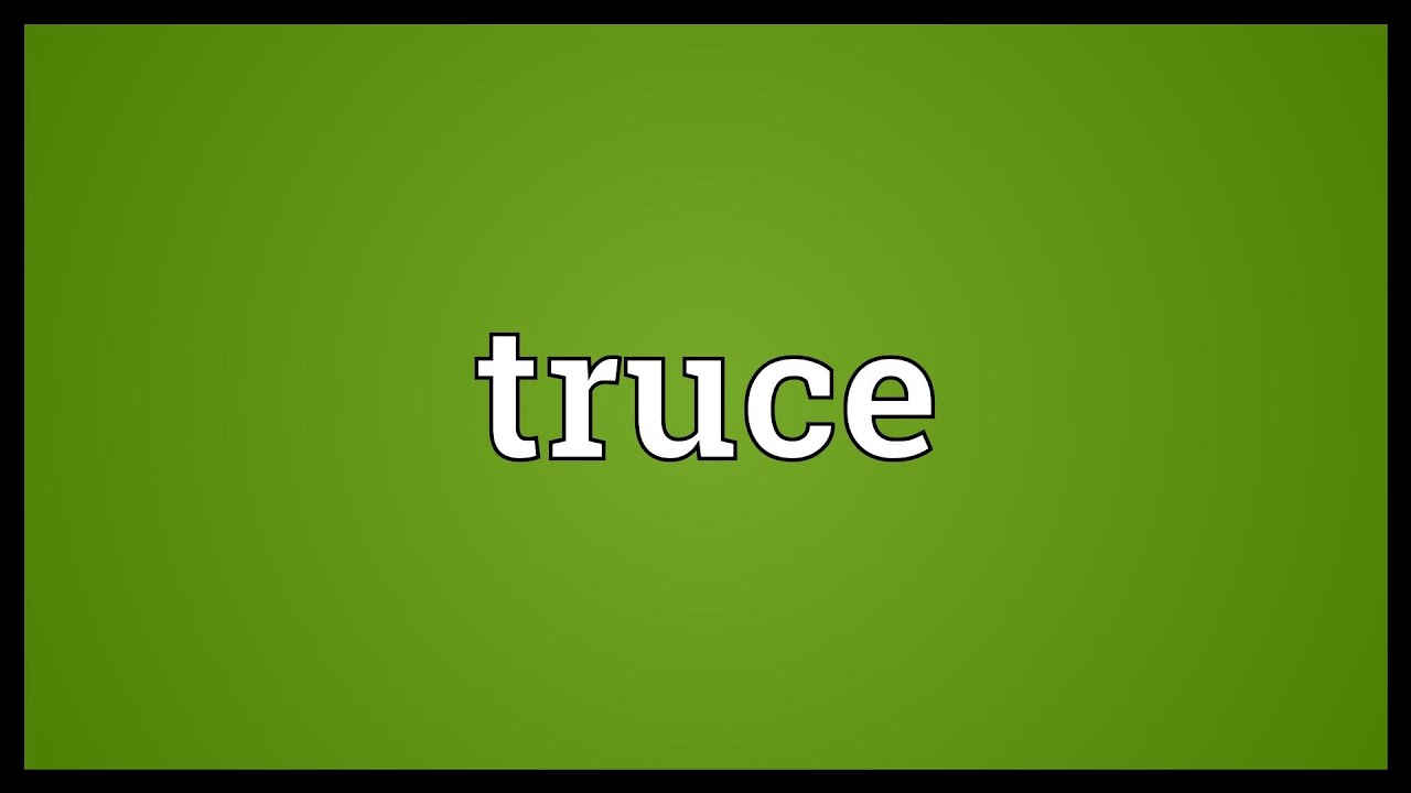 truce meaning in urdu
