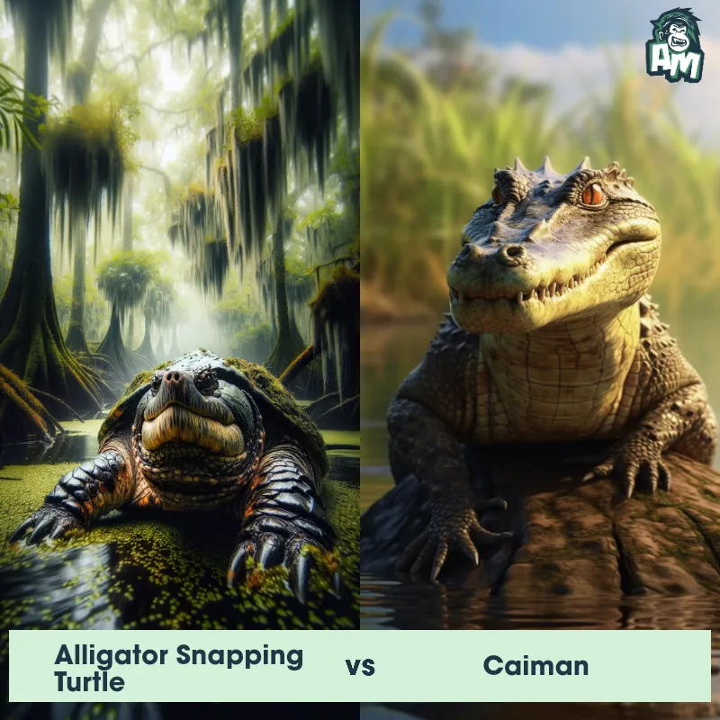 alligator snapping turtle vs common snapping turtle fight