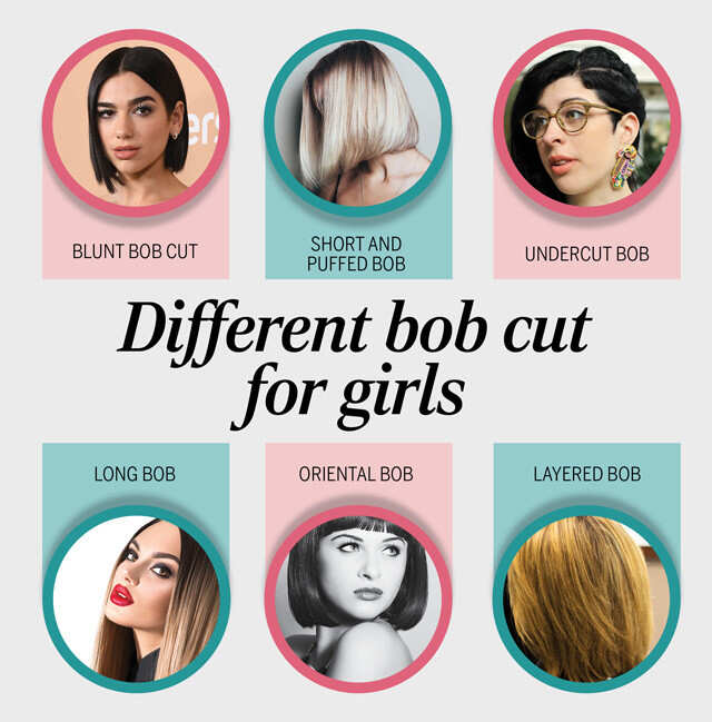 types of bob cuts