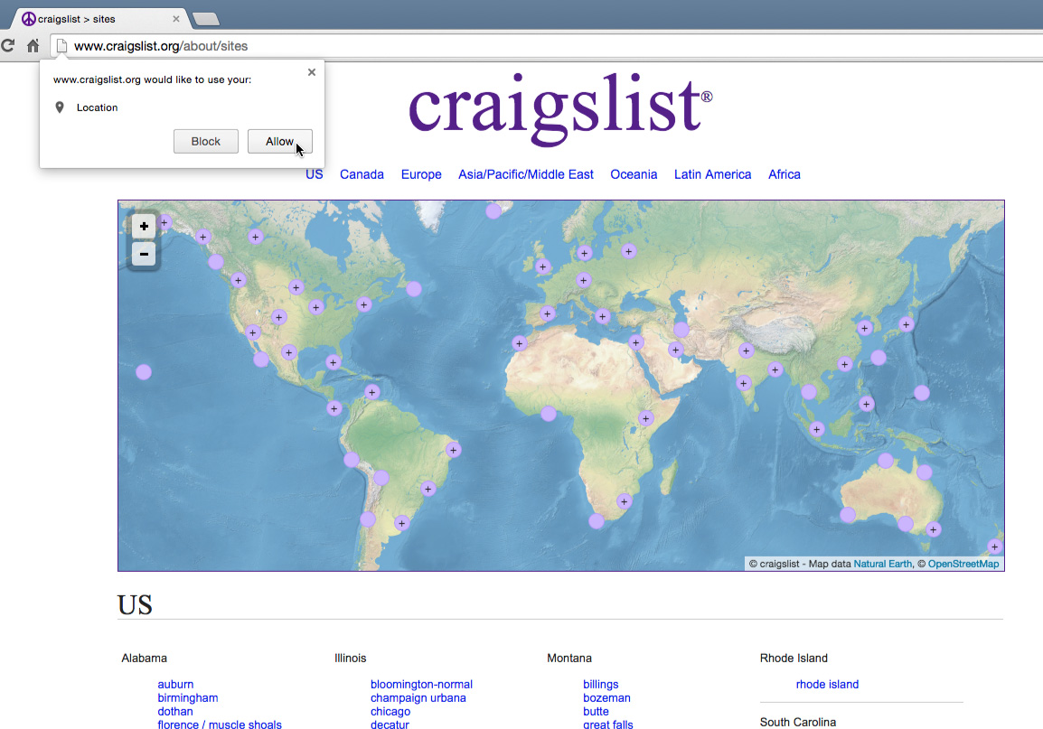 craigslist sites