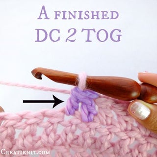 dc2tog crochet