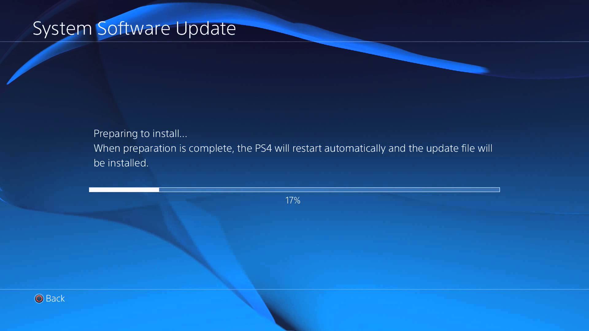 ps4 console update
