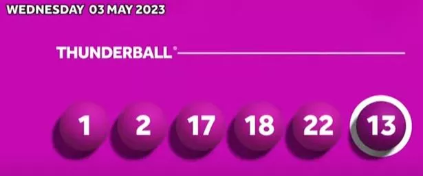 thunderball 3 numbers prize