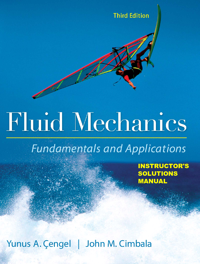 fluid mechanics fundamentals and applications solutions