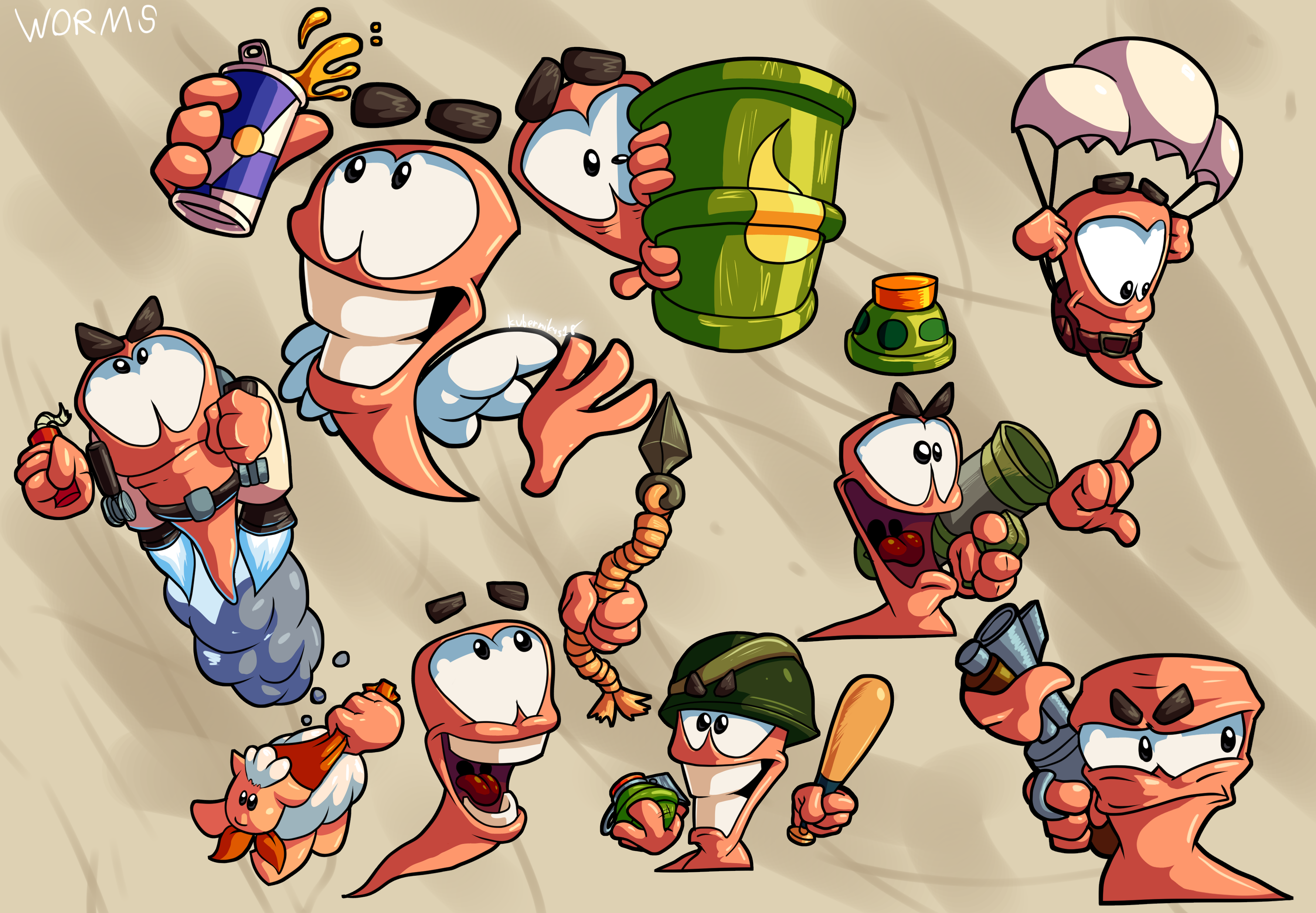 newgrounds worms