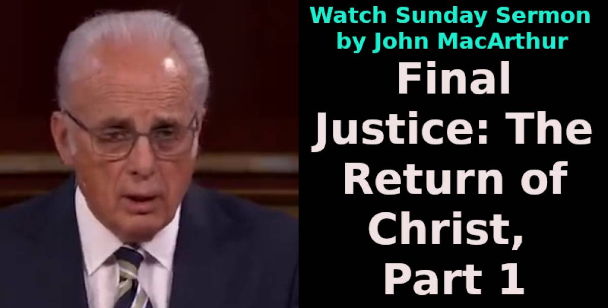 john macarthur latest sermons