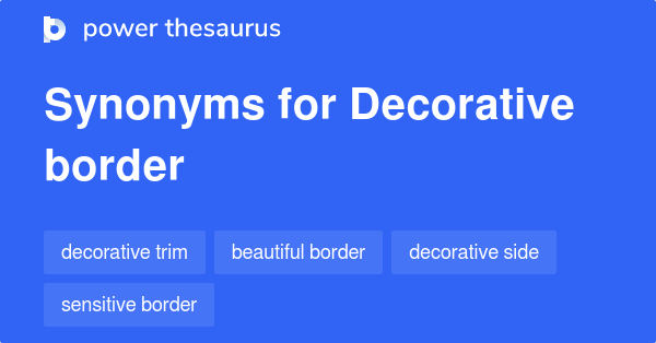 decorative thesaurus