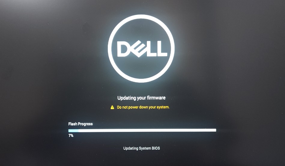 dell firmware update usb