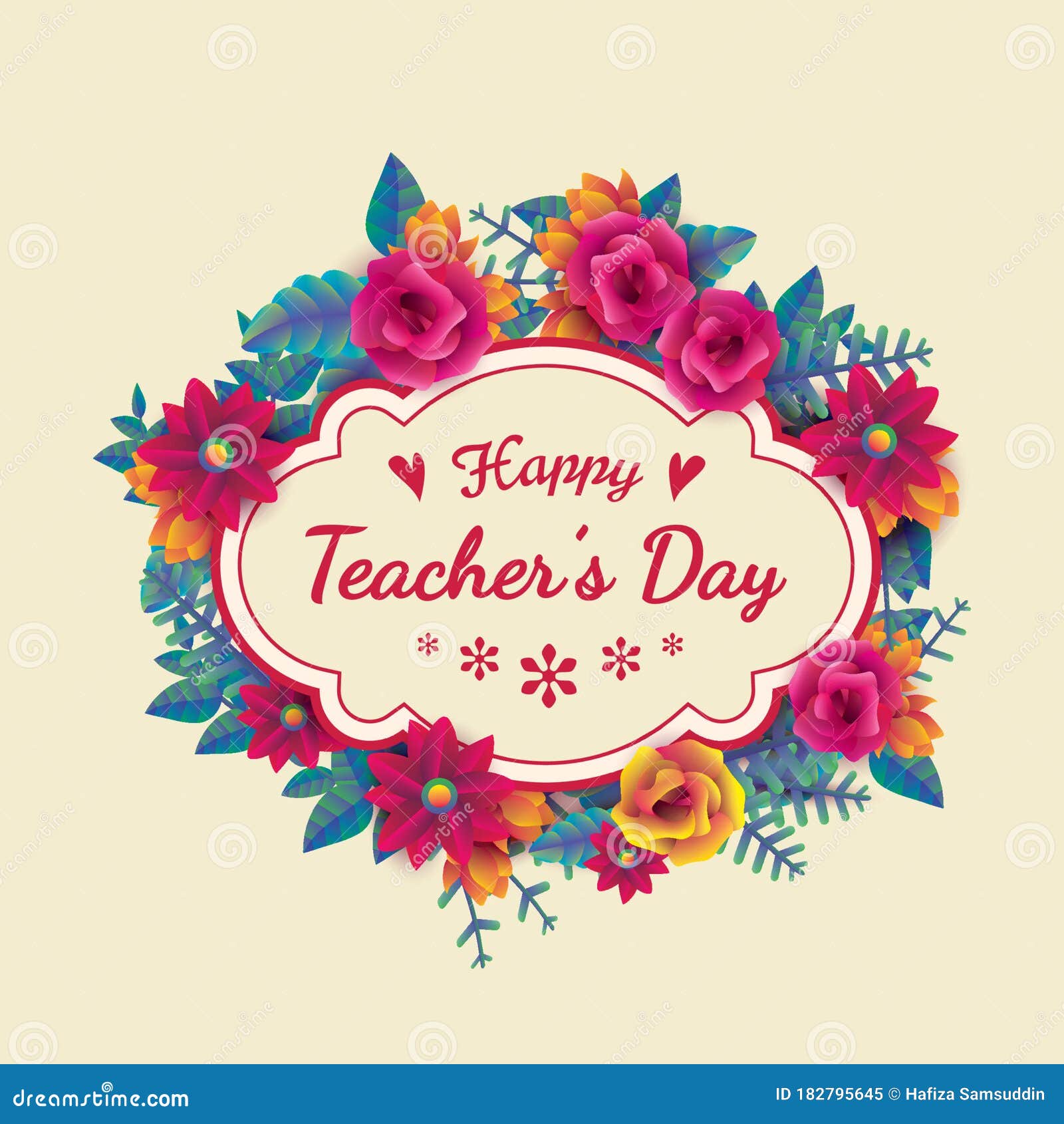 design happy teachers day