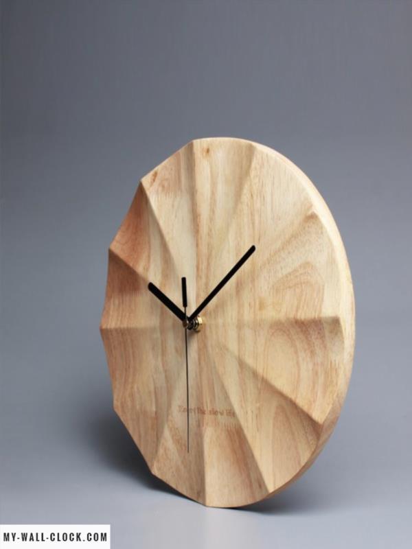 designer wooden wall clock