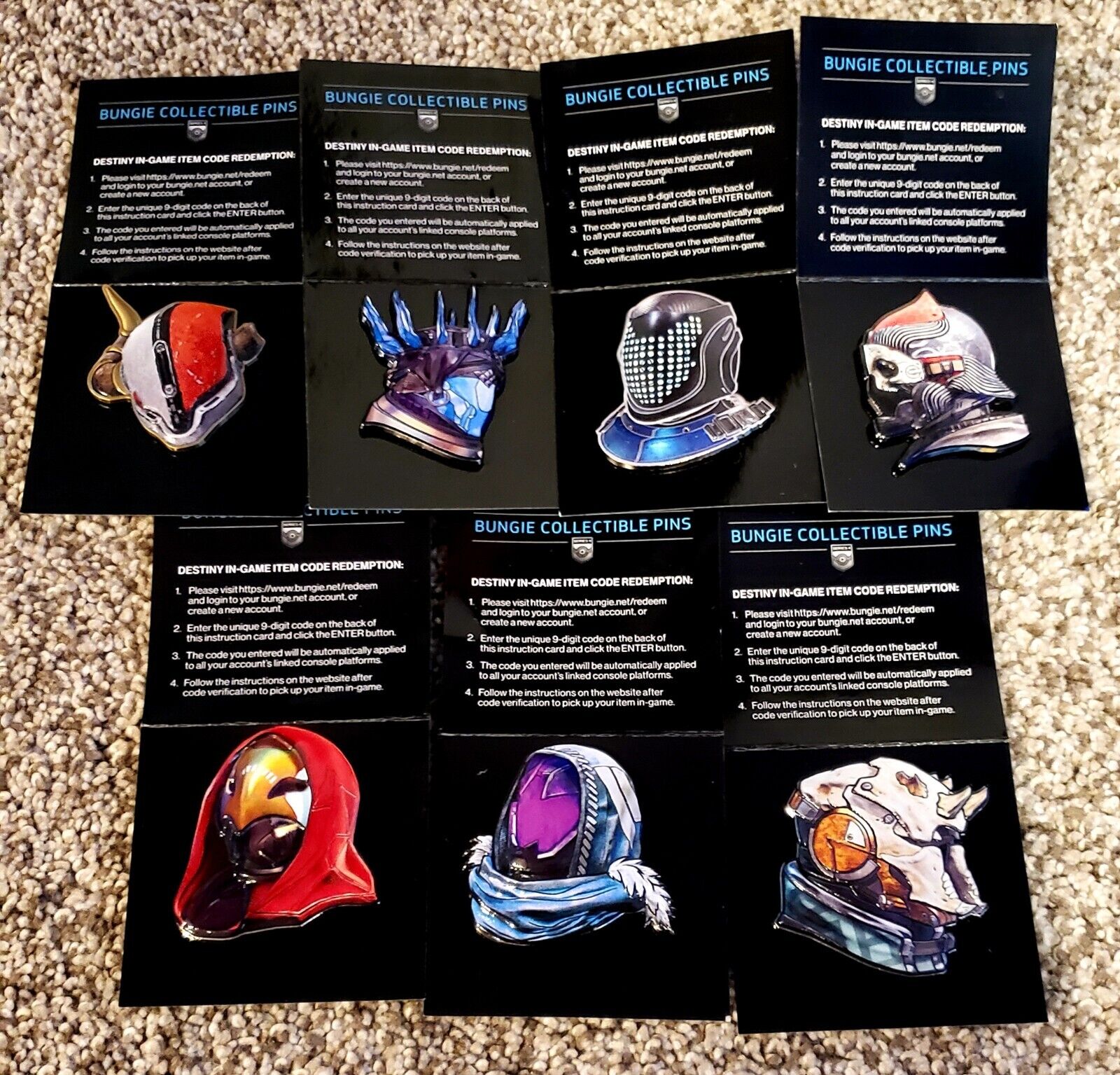 destiny 2 pins