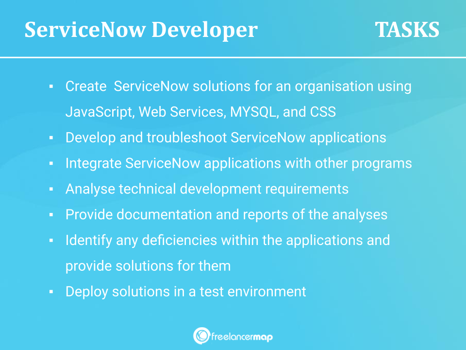 developer servicenow