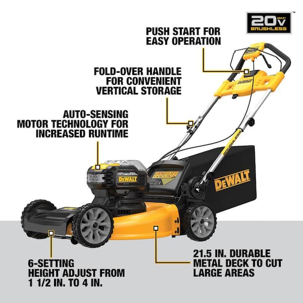 dewalt electric lawn mower review