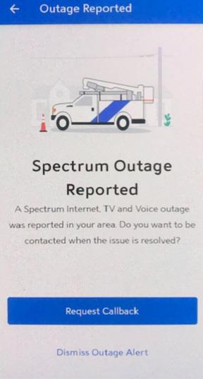 spectrum internet outage