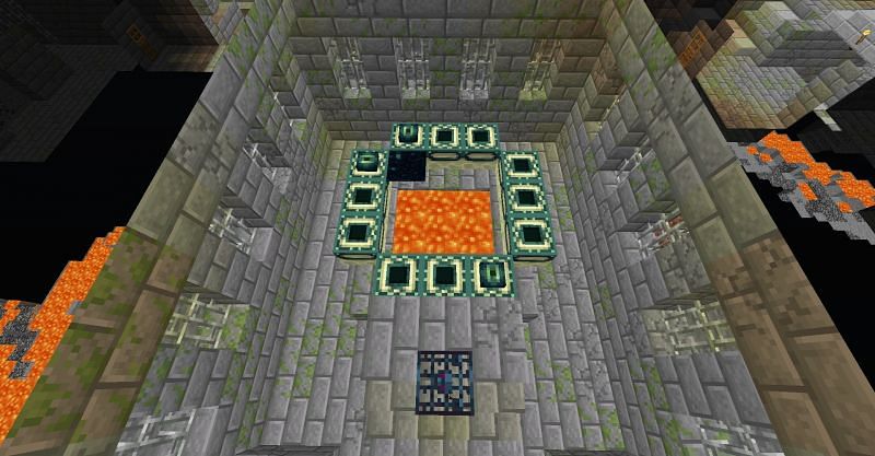 stronghold seed in minecraft