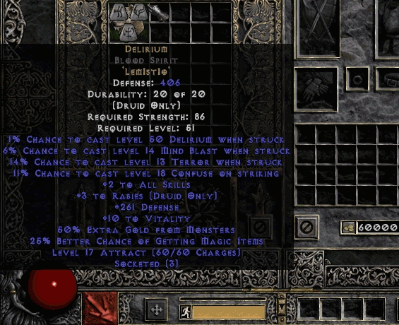 diablo 2 delirium spell