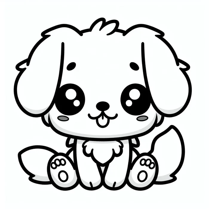 dibujos de animales kawaii para colorear e imprimir