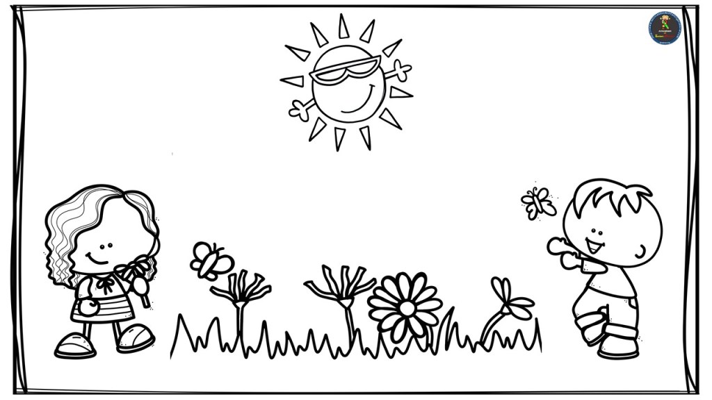 dibujos de primavera para colorear e imprimir