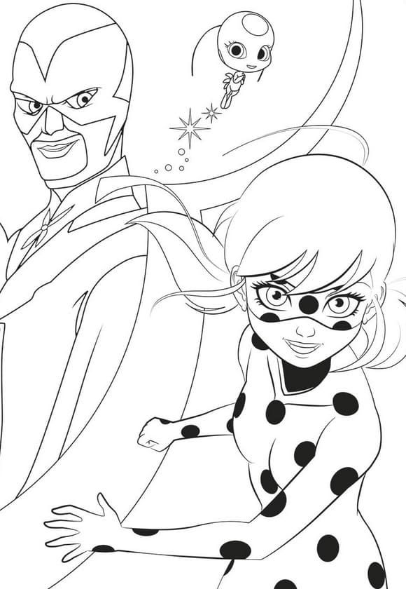 dibujos para colorear ladybug