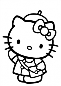 dibujos para imprimir hello kitty