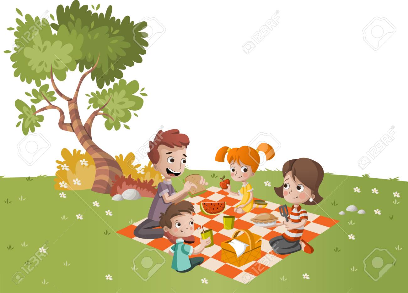 dibujos picnic