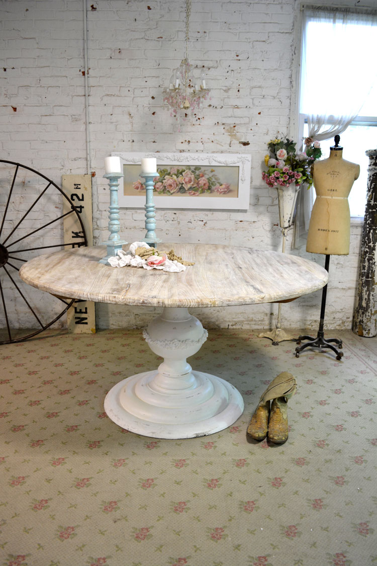 dining table and chairs shabby chic