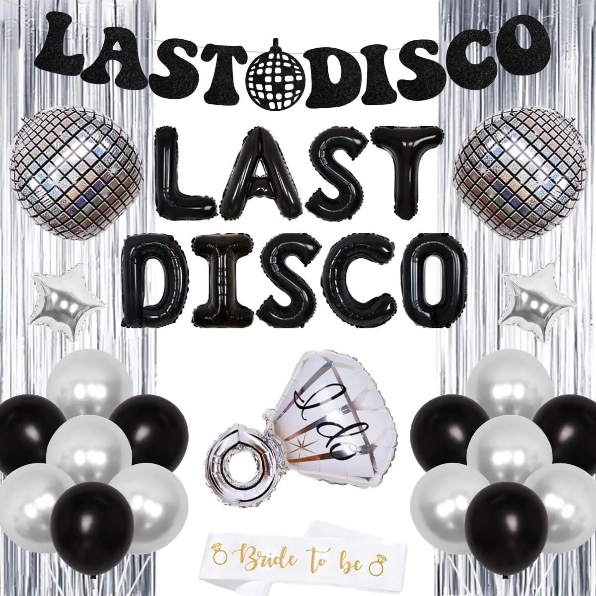 disco bachelorette decorations