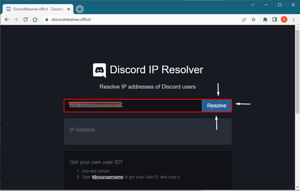 discord id to ip