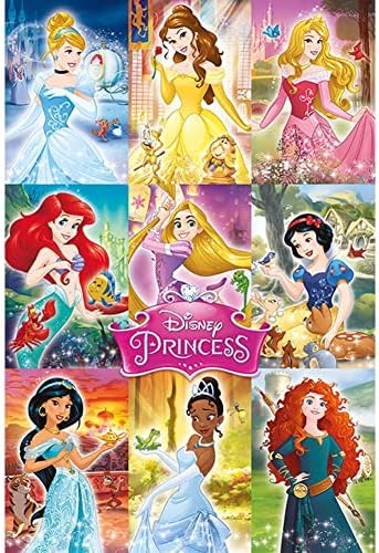 disney princess collage